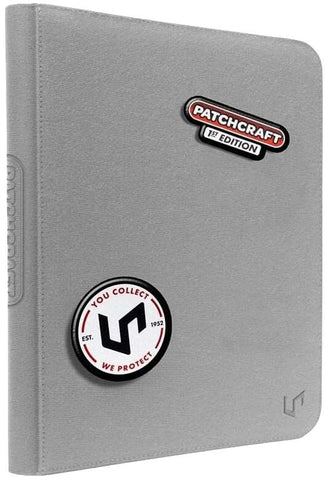 Ultra PRO: Patchcraft - 9-Pocket Zippered PRO-Binder (Gray)