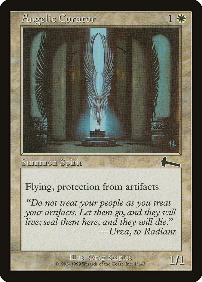 Angelic Curator [Urza's Legacy] Foil