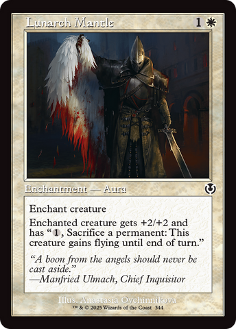 Lunarch Mantle (Retro Frame) [Innistrad Remastered] Foil