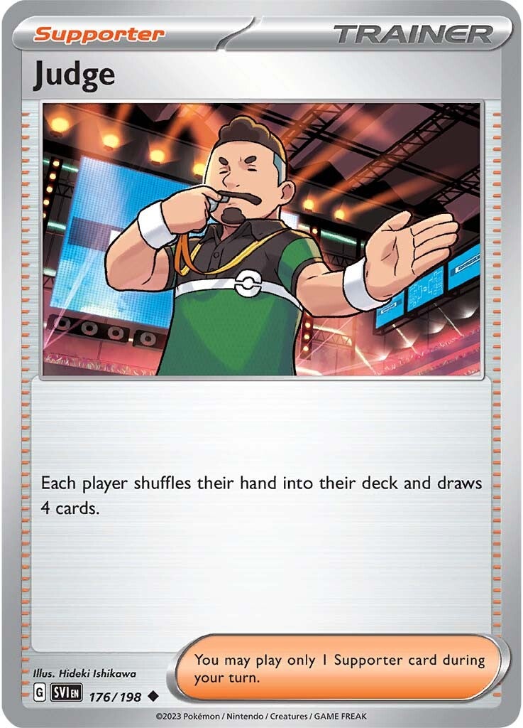 Judge (176/198) [Scarlet & Violet: Base Set] Reverse Holofoil
