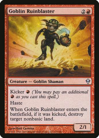 Goblin Ruinblaster [Zendikar] Foil