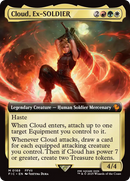 Cloud, Ex-SOLDIER (Extended Art) [FINAL FANTASY Commander] Foil