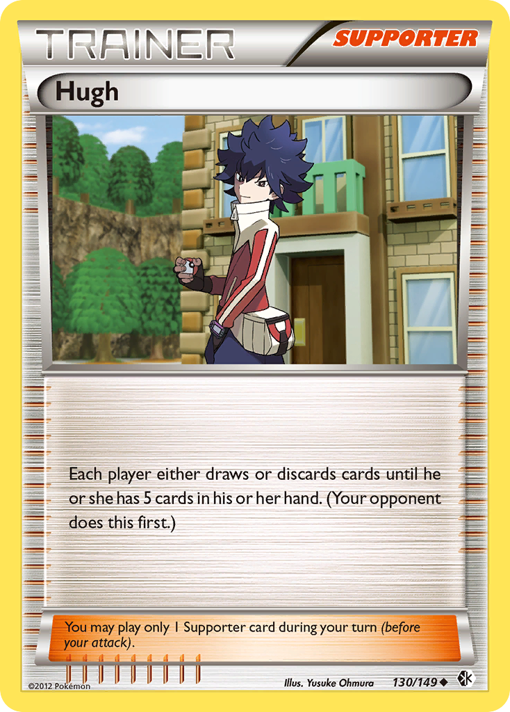 Hugh (130/149) [Black & White: Boundaries Crossed] Reverse Holofoil