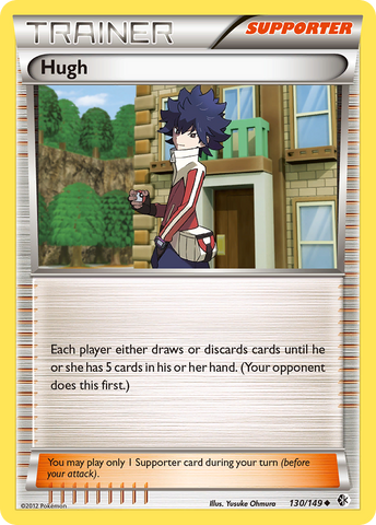 Hugh (130/149) [Black & White: Boundaries Crossed] Reverse Holofoil