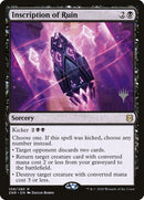 Inscription of Ruin (Promo Pack) [Zendikar Rising Promos] Foil