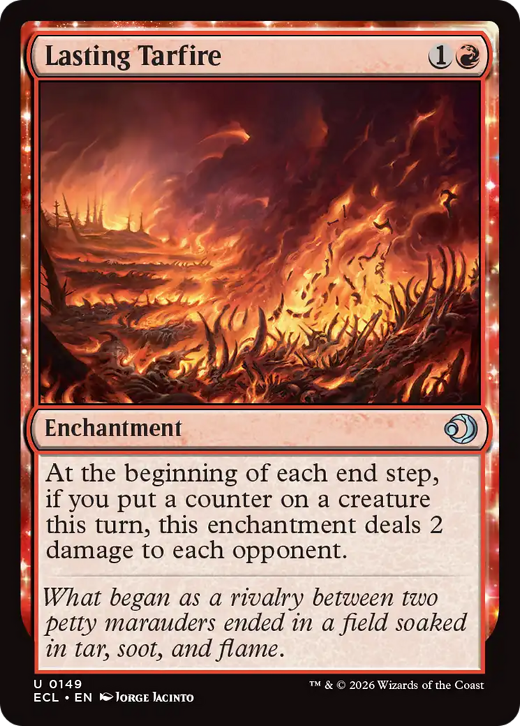 Lasting Tarfire [Lorwyn Eclipsed] Foil