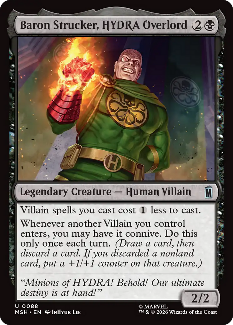 Baron Strucker, HYDRA Overlord [Marvel Super Heroes] Foil