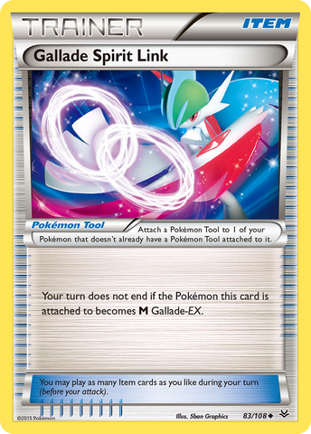 Gallade Spirit Link (83/108) [XY: Roaring Skies] Reverse Holofoil