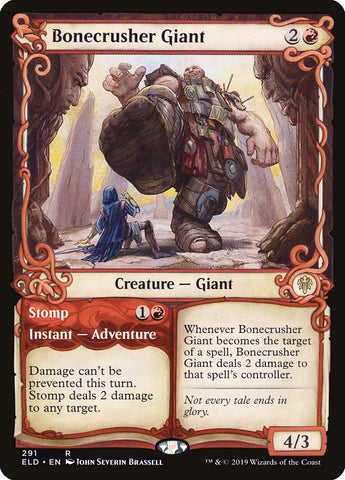 Bonecrusher Giant // Stomp (Showcase) [Throne of Eldraine] Foil
