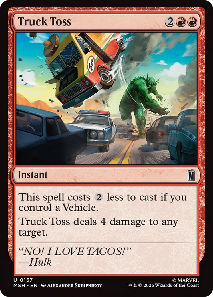 Truck Toss [Marvel Super Heroes] Foil
