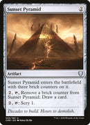 Sunset Pyramid [Commander Legends] Foil
