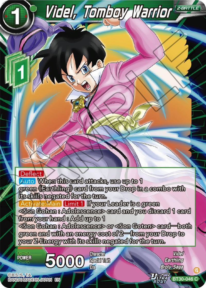 Videl, Tomboy Warrior (BT30-046) [Three Glorious Fighters] Parallel Foil