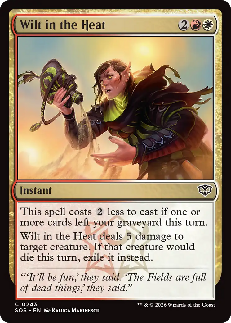 Wilt in the Heat [Secrets of Strixhaven] Foil