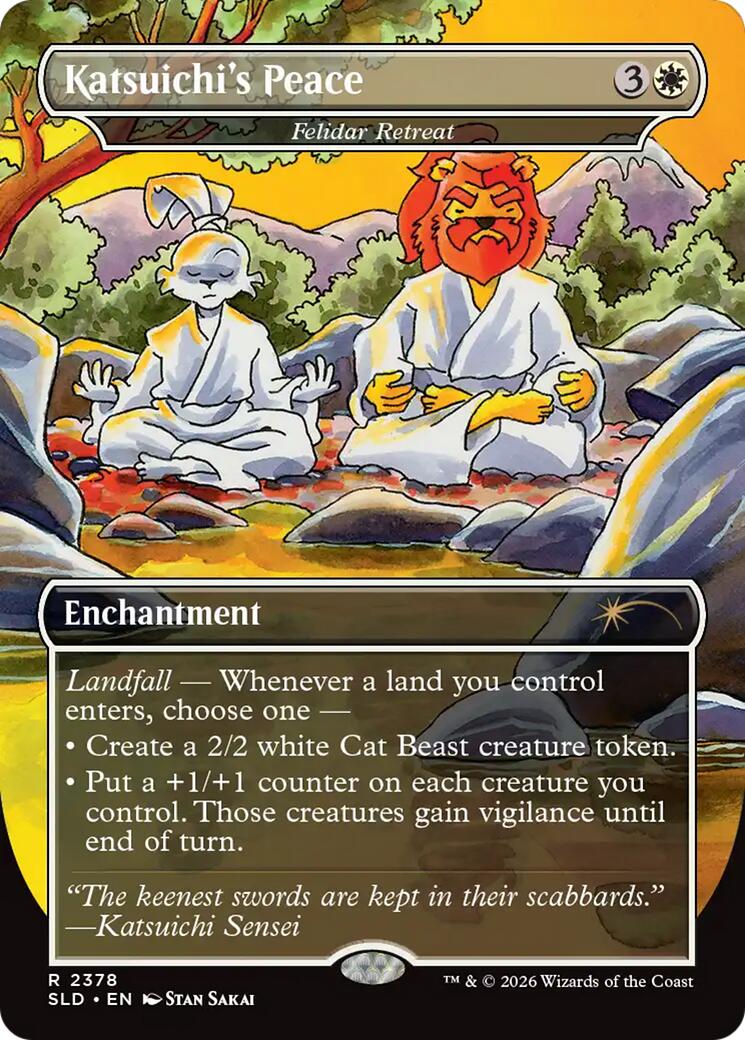 Katsuichi's Peace - Felidar Retreat [Secret Lair Drop Series] Foil