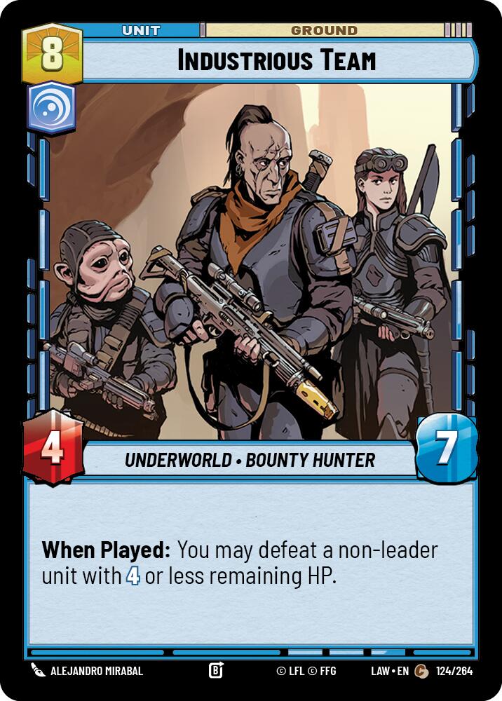 Industrious Team (124/264) (124/264) [A Lawless Time]