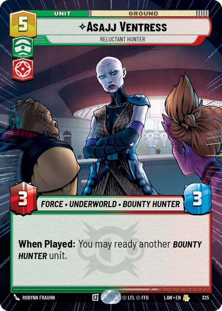 Asajj Ventress - Reluctant Hunter (325) (Hyperspace) (325) [A Lawless Time]