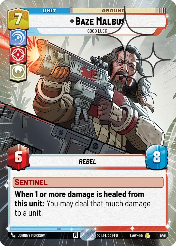 Baze Malbus - Good Luck (311) (Hyperspace Foil) (311) [A Lawless Time]