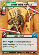 Honor-Bound Partisan - (322) (Hyperspace Foil) (322) [A Lawless Time]