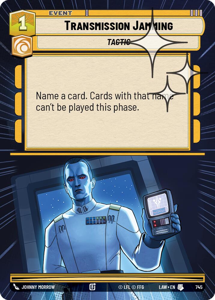 Transmission Jamming (507) (Hyperspace Foil) (507) [A Lawless Time]