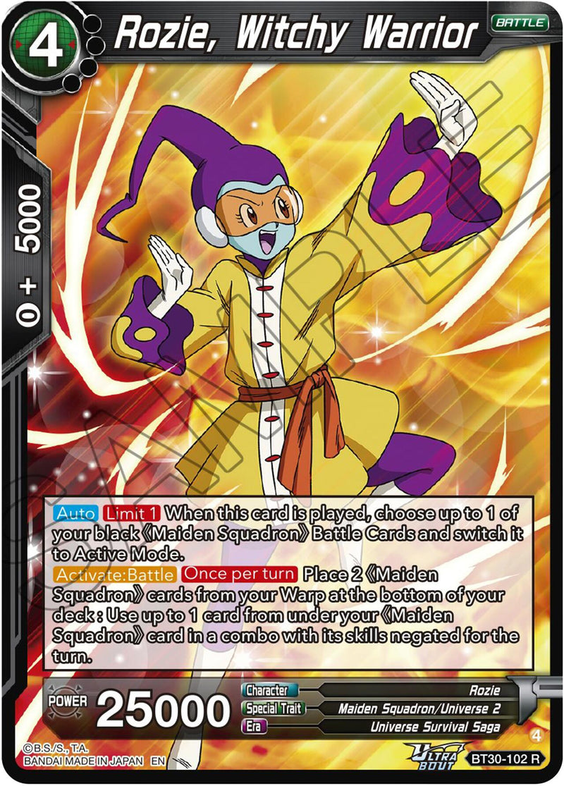 Rozie, Witchy Warrior (BT30-102) [Three Glorious Fighters] Parallel Foil