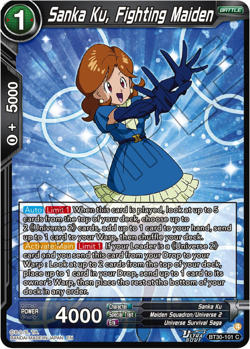 Sanka Ku, Fighting Maiden (BT30-101) [Three Glorious Fighters] Parallel Foil