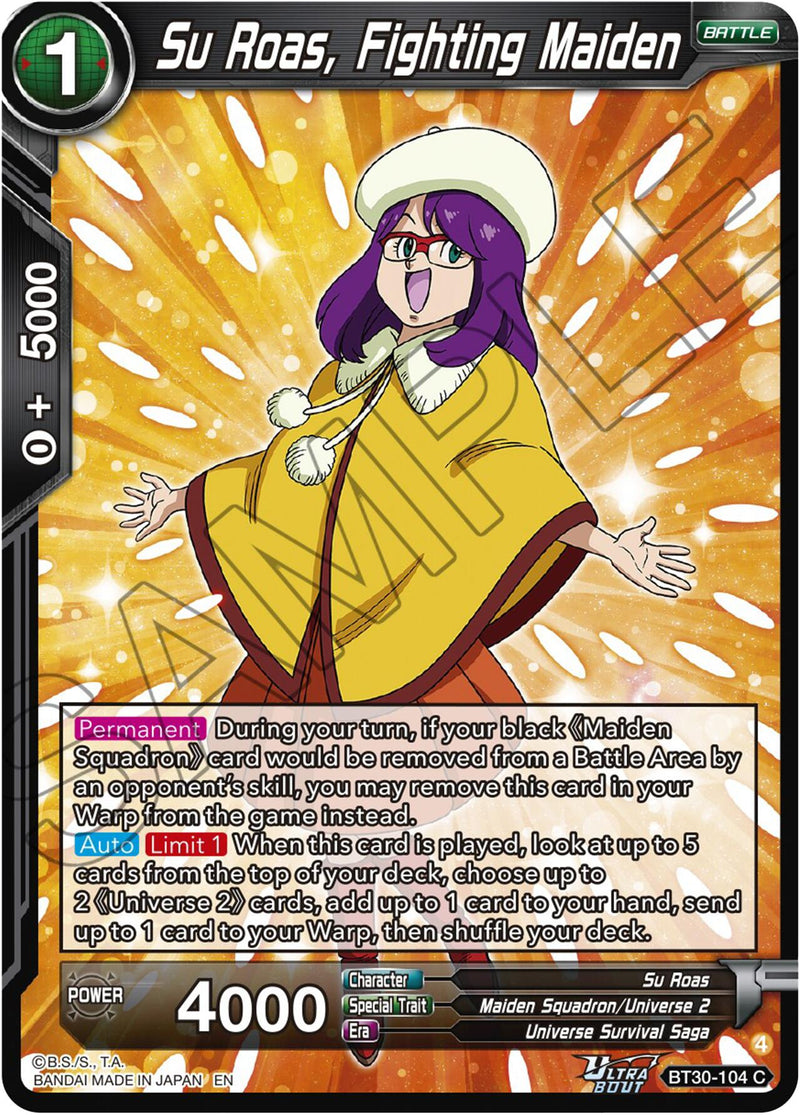 Su Roas, Fighting Maiden (BT30-104) [Three Glorious Fighters] Parallel Foil