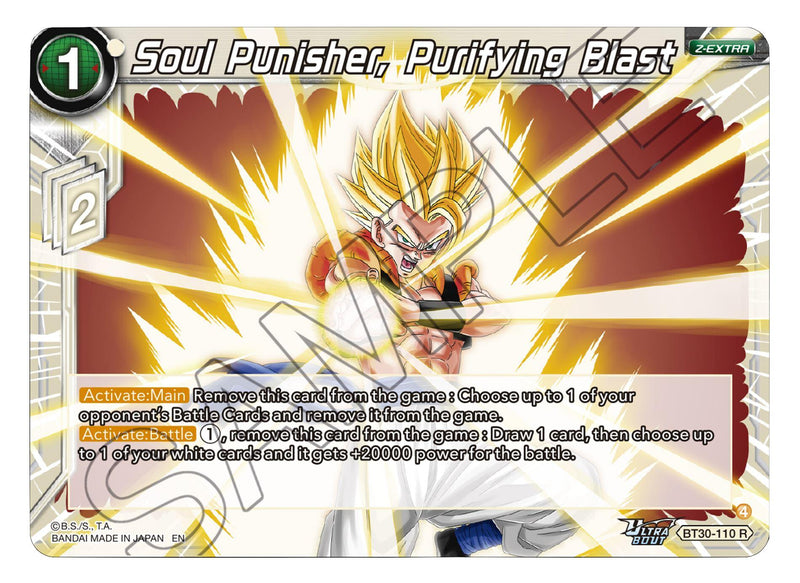 Soul Punisher, Purifying Blast (BT30-110) [Three Glorious Fighters] Parallel Foil