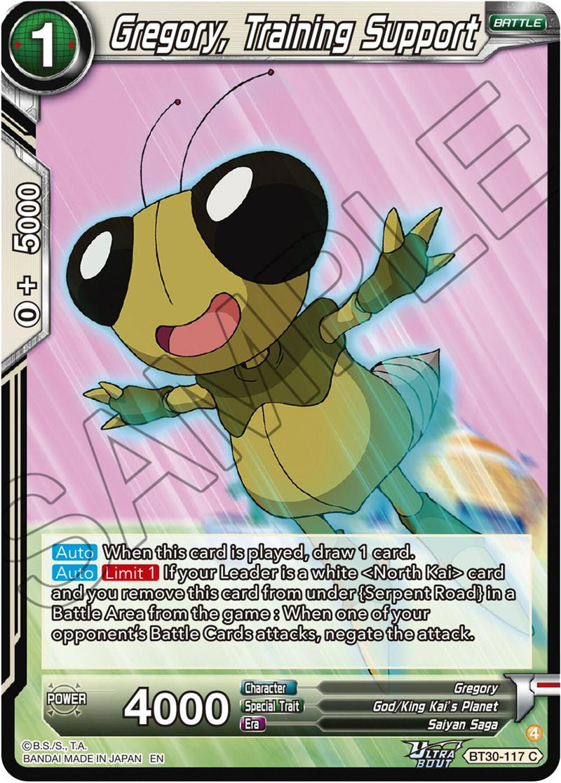Gregory, Training Support (BT30-117) [Three Glorious Fighters] Parallel Foil
