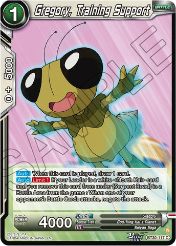 Gregory, Training Support (BT30-117) [Three Glorious Fighters] Parallel Foil
