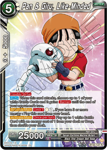 Pan & Giru, Like-Minded (BT30-127) [Three Glorious Fighters] Parallel Foil