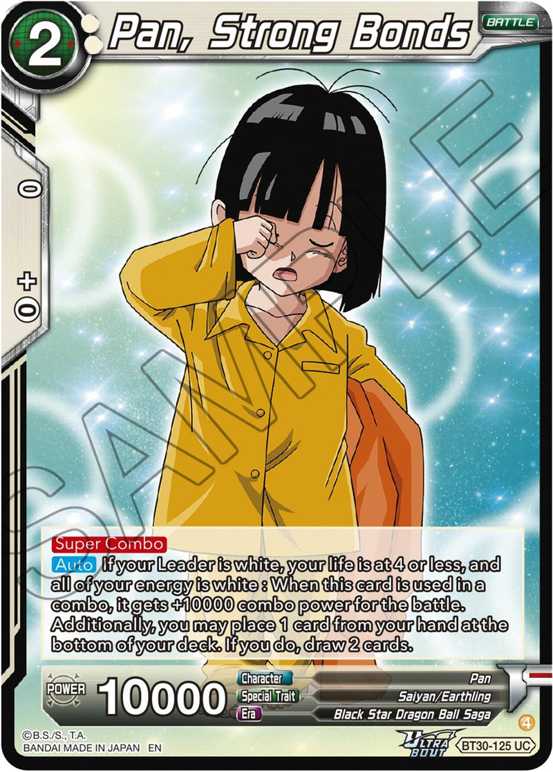 Pan, Strong Bonds (BT30-125) [Three Glorious Fighters] Parallel Foil