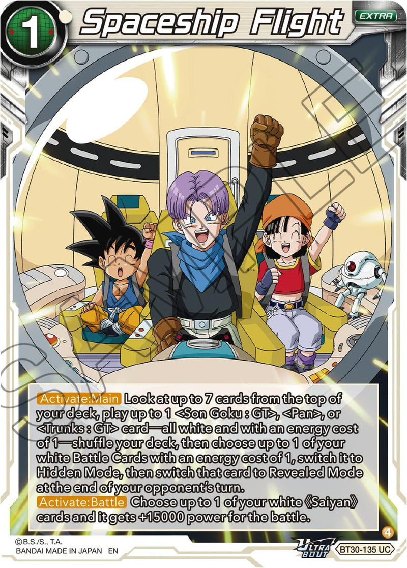 Spaceship Flight (BT30-135) [Three Glorious Fighters] Parallel Foil