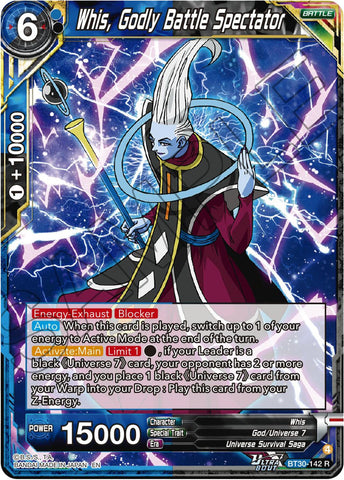 Whis, Godly Battle Spectator (BT30-142) [Three Glorious Fighters] Parallel Foil