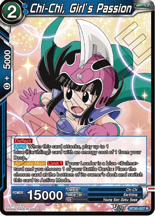 Chi-Chi, Girl's Passion (BT30-027) [Three Glorious Fighters] Parallel Foil