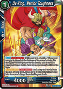 Ox-King, Warrior Toughness (BT30-030) [Three Glorious Fighters] Parallel Foil