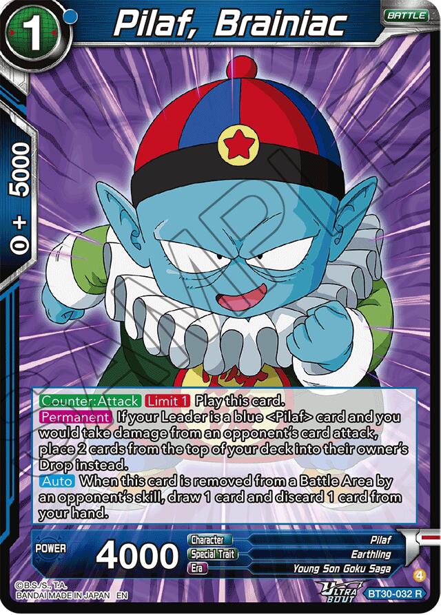 Pilaf, Brainiac (BT30-032) [Three Glorious Fighters] Parallel Foil