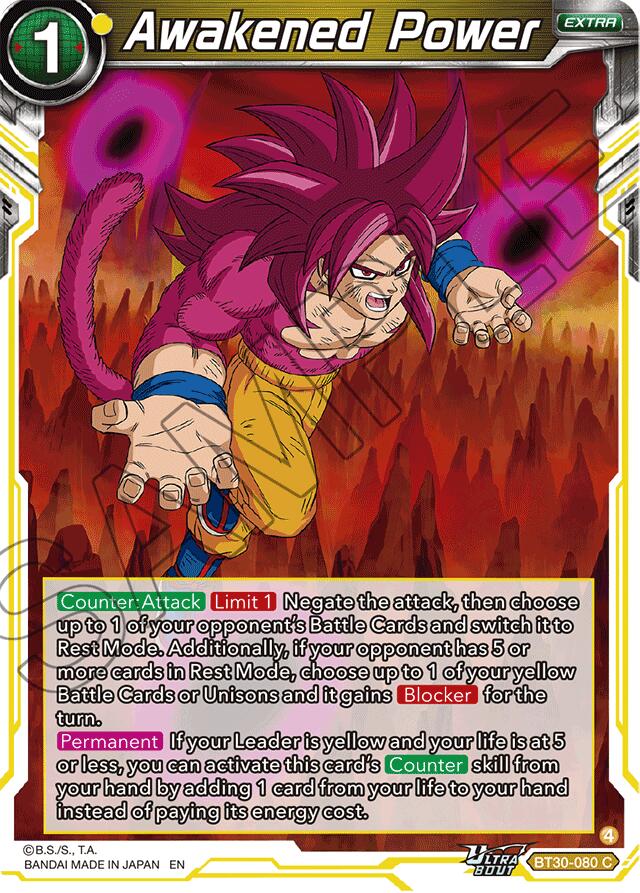 Awakened Power (BT30-080) [Three Glorious Fighters] Parallel Foil