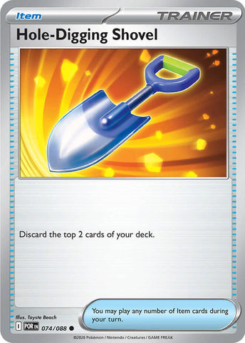 Hole-Digging Shovel (074/088) [Mega Evolution: Perfect Order] Reverse Holofoil