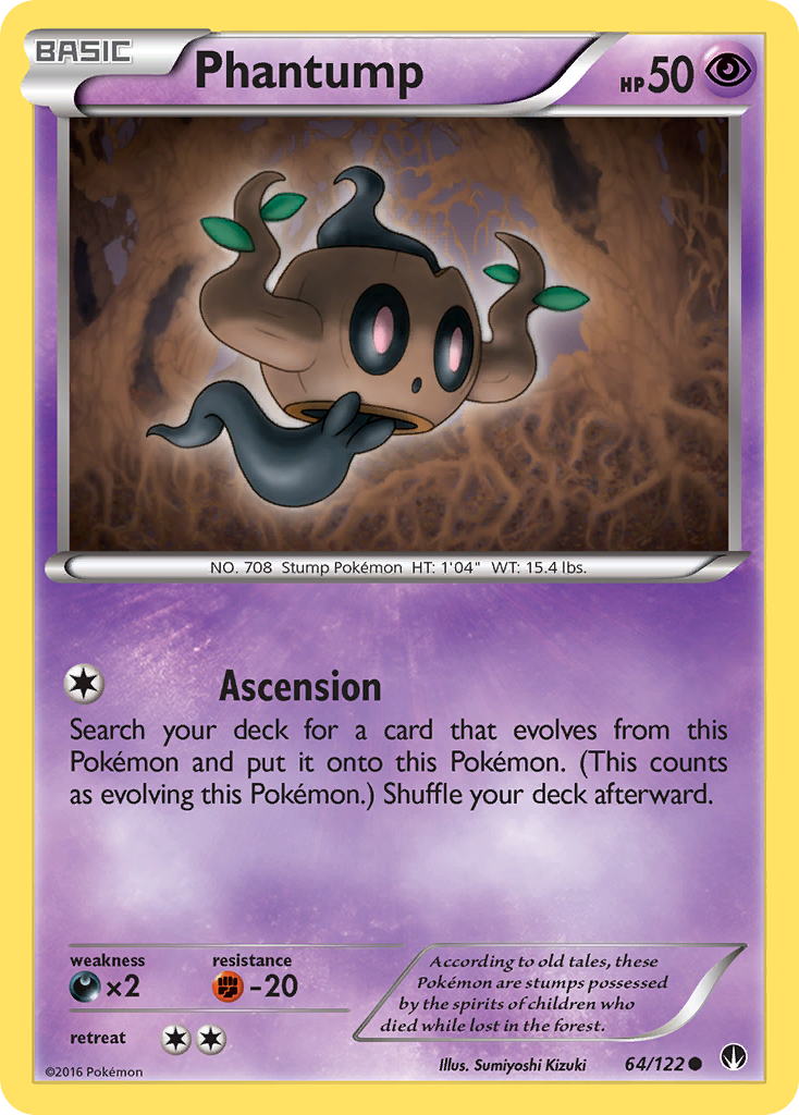 Phantump (64/122) [XY: BREAKpoint] Reverse Holofoil