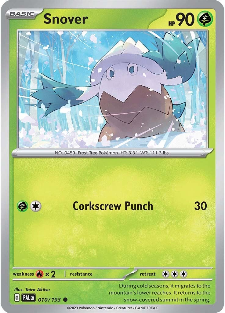 Snover (010/193) [Scarlet & Violet: Paldea Evolved] Reverse Holofoil