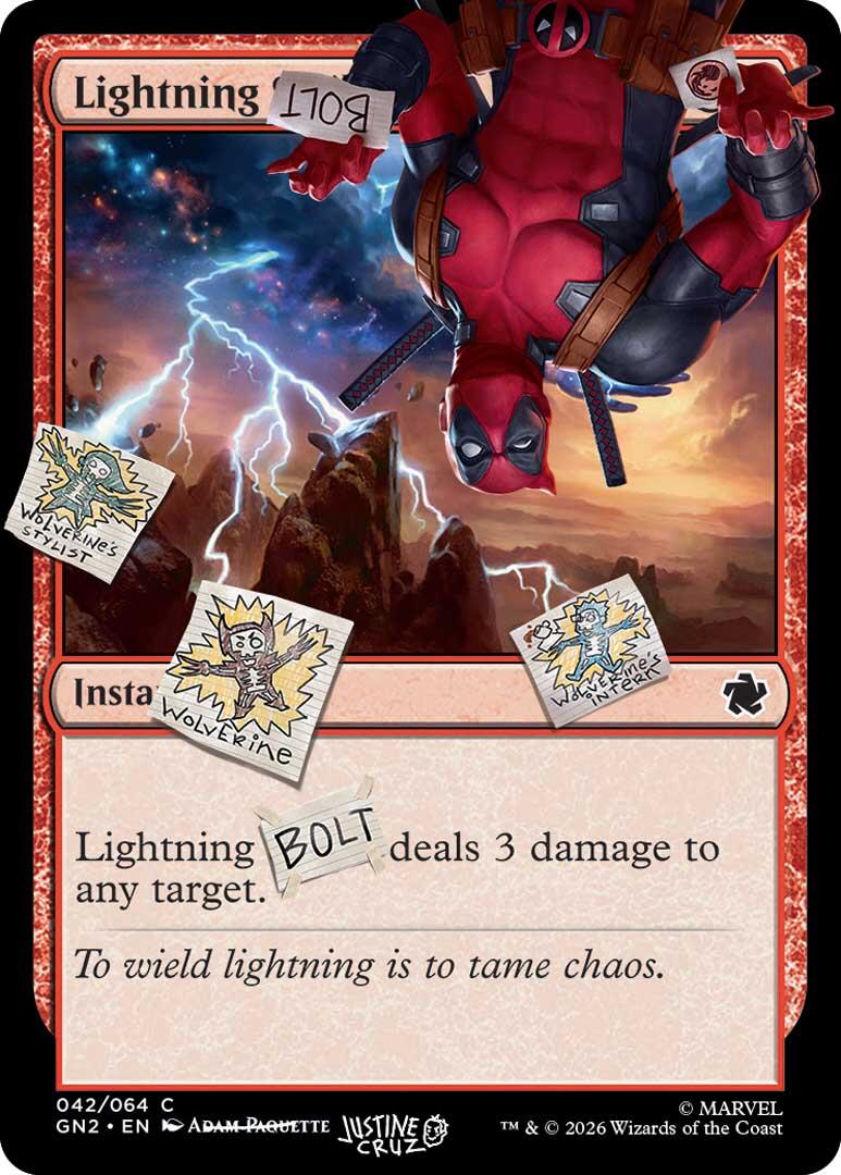 Lightning Bolt (042) [Secret Lair Drop Series] Foil