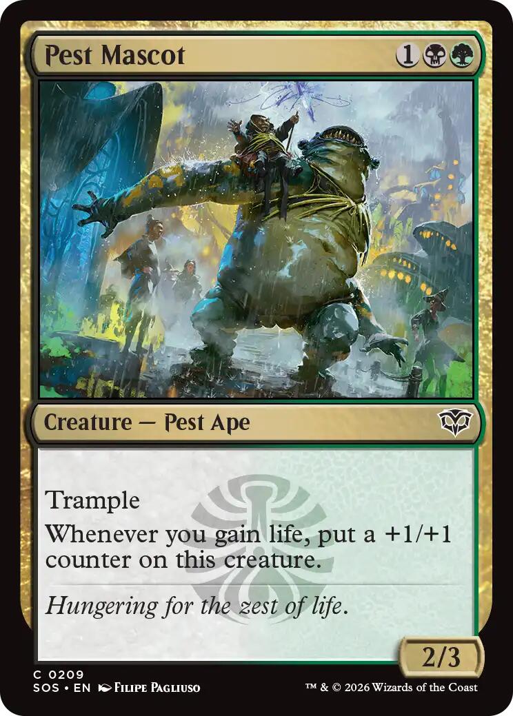 Pest Mascot [Secrets of Strixhaven] Foil