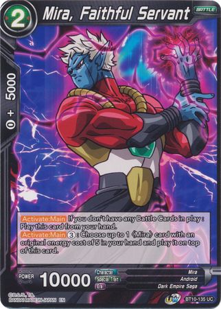 Mira, Faithful Servant (BT10-135) [Rise of the Unison Warrior 2nd Edition] Parallel Foil