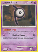 Unown P (33/100) [Diamond & Pearl: Majestic Dawn] Reverse Holofoil