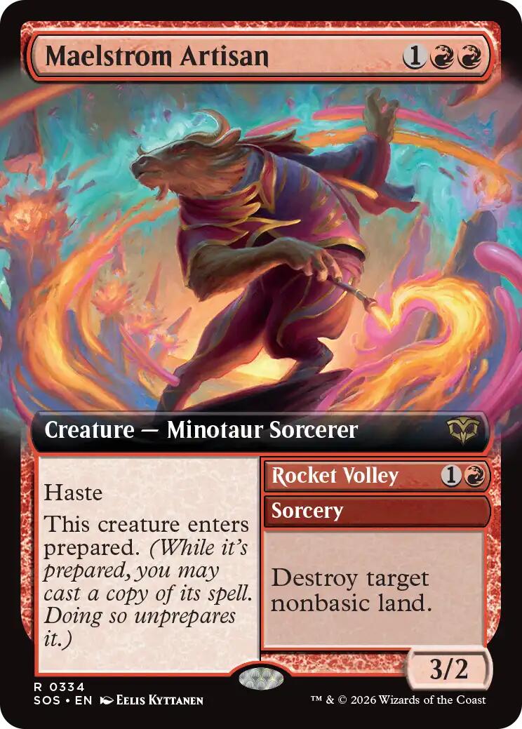 Maelstrom Artisan (Extended Art) [Secrets of Strixhaven] Foil