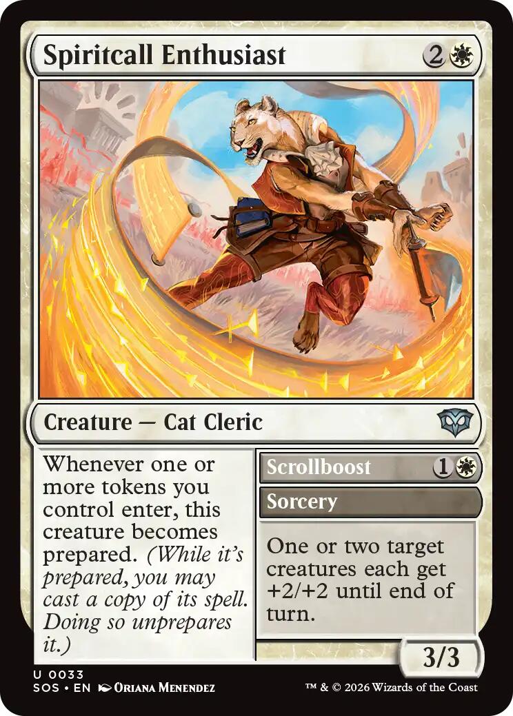 Spiritcall Enthusiast [Secrets of Strixhaven] Foil