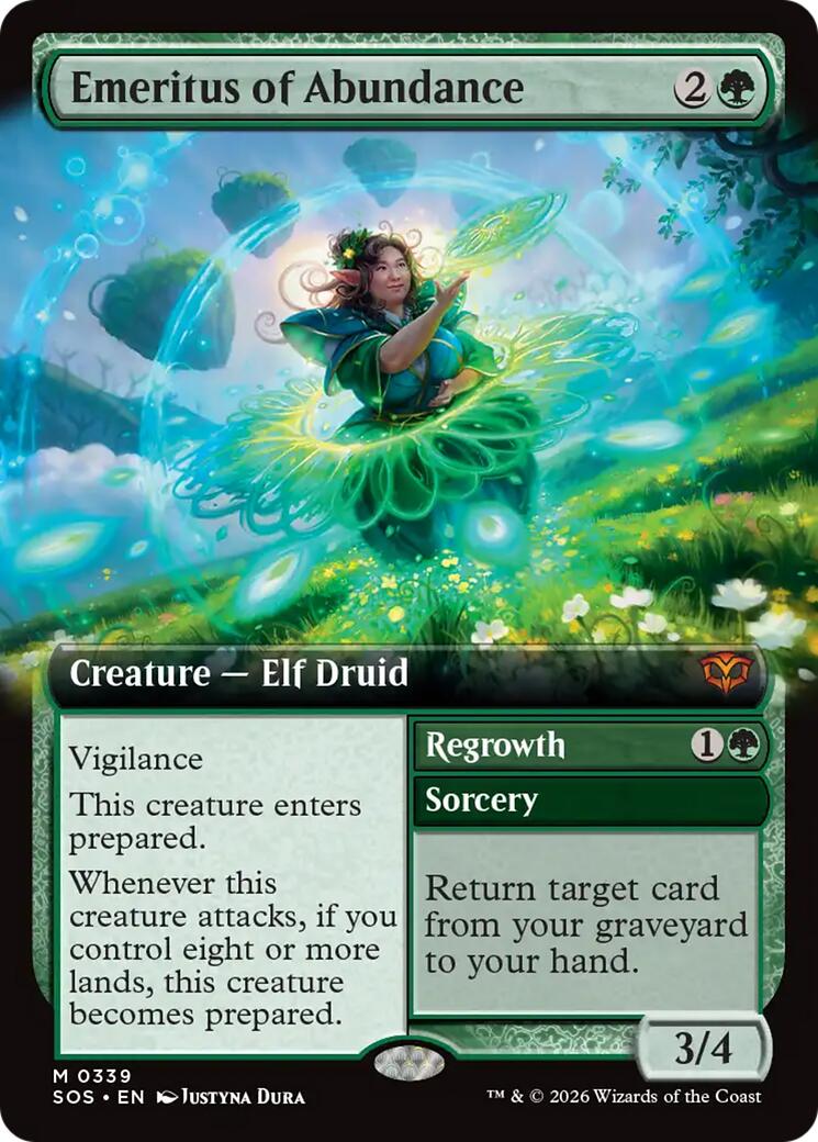 Emeritus of Abundance (Extended Art) [Secrets of Strixhaven] Foil