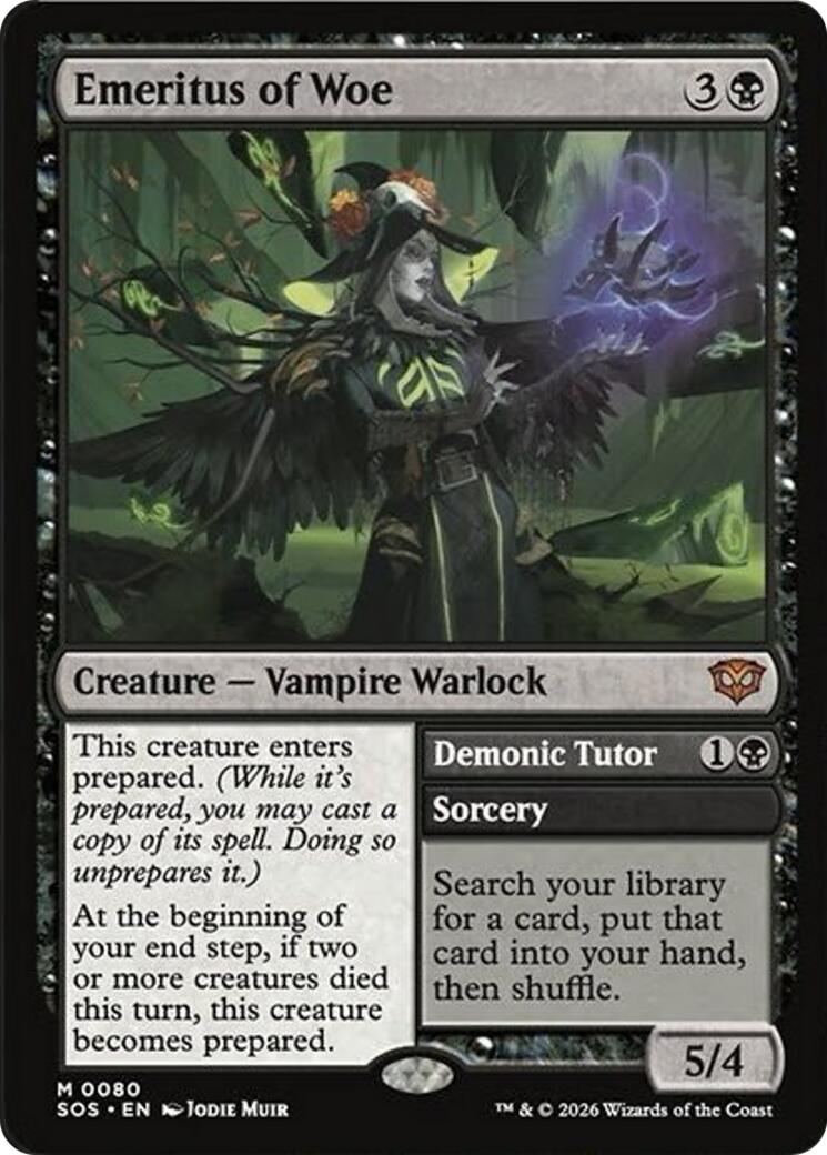 Emeritus of Woe [Secrets of Strixhaven] Foil