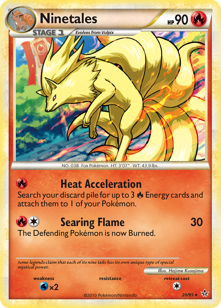 Ninetales (20/95) [HeartGold & SoulSilver: Unleashed] Reverse Holofoil