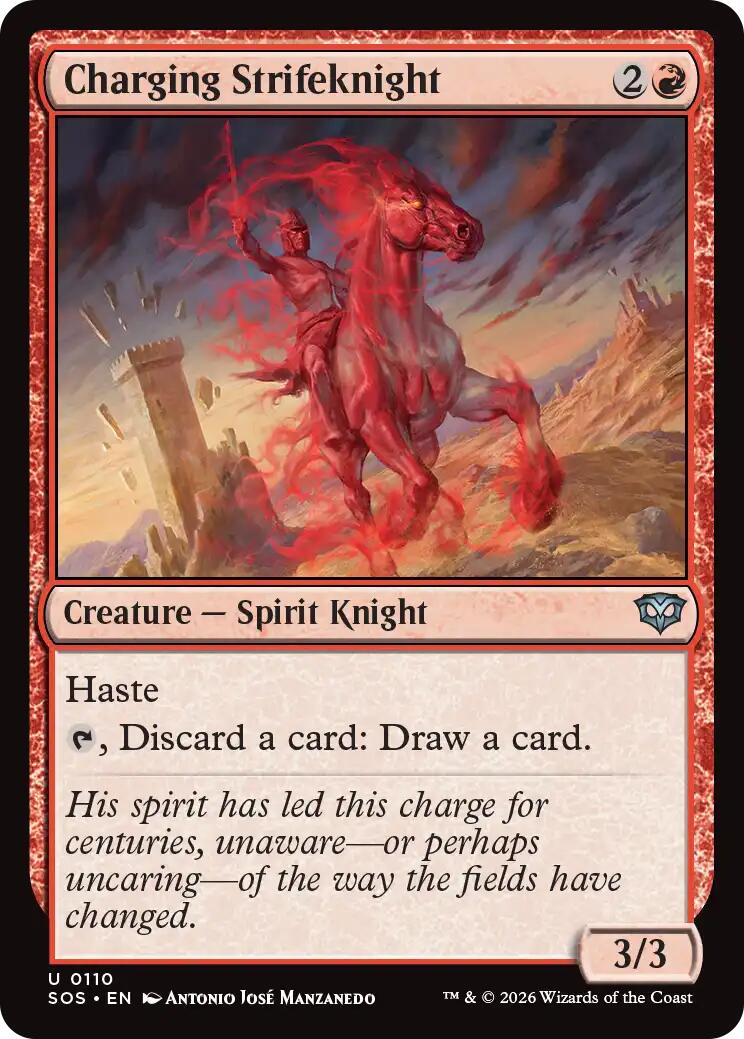 Charging Strikeknight [Secrets of Strixhaven] Foil